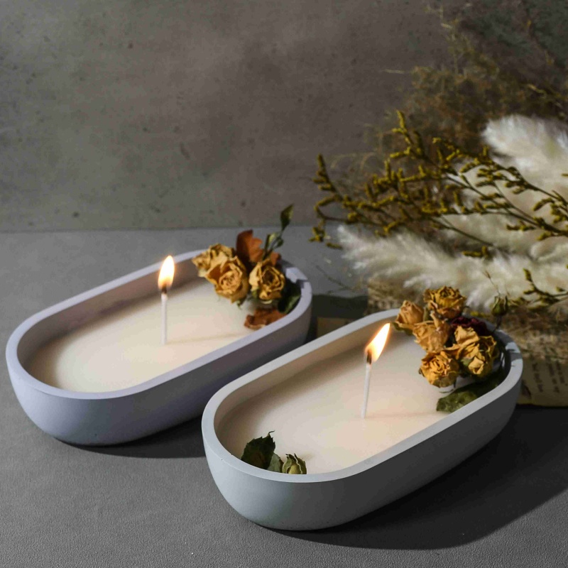 Candle Making Design - DIY Boyutu Tekne Saklama Kabı Silikon