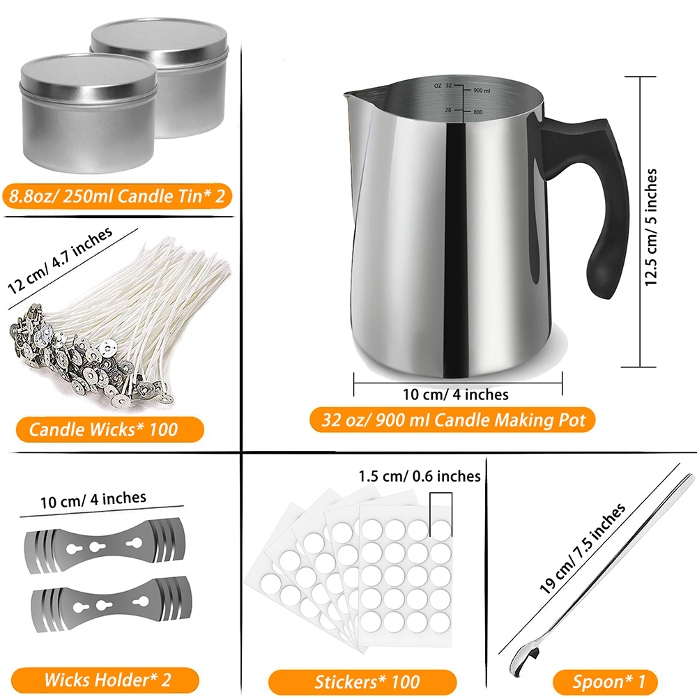 Mum Yapımı Başlangıç Kiti Malz - Candle Making Jars incelemesi ve fiyatı