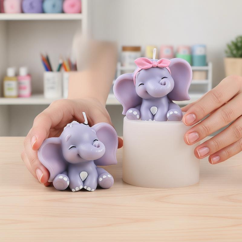 Sevimli 3D Fil Silikon Mum Kal - Candle Making Design incelemesi ve fiyatı