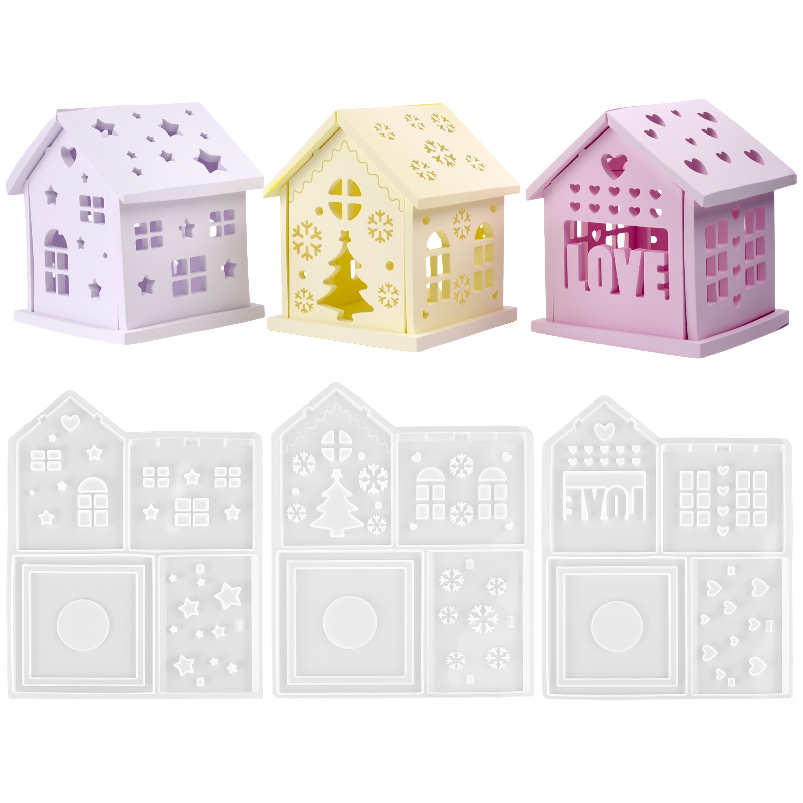 3D Ev silikon kalıp DIY Noel A - Candle Making Class incelemesi ve fiyatı