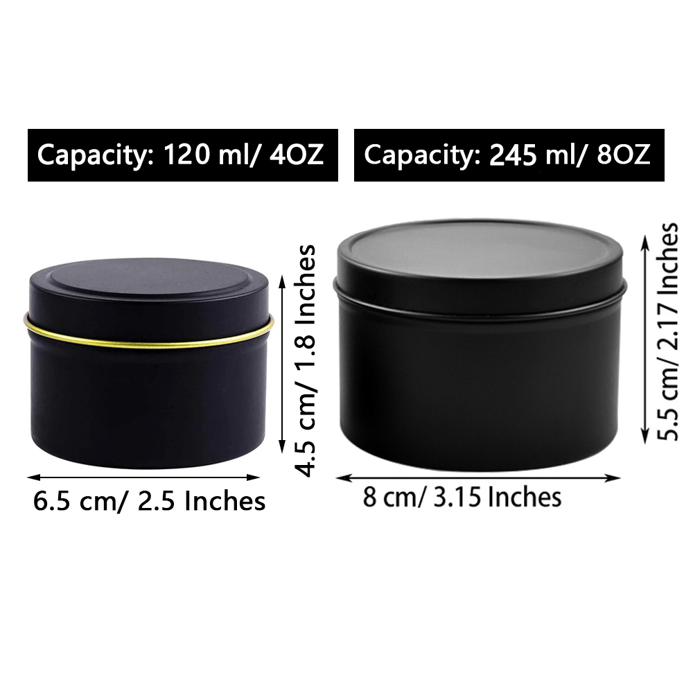 4oz/8oz Mum Kutuları Kapaklı,  - Candle Making Jars incelemesi ve fiyatı