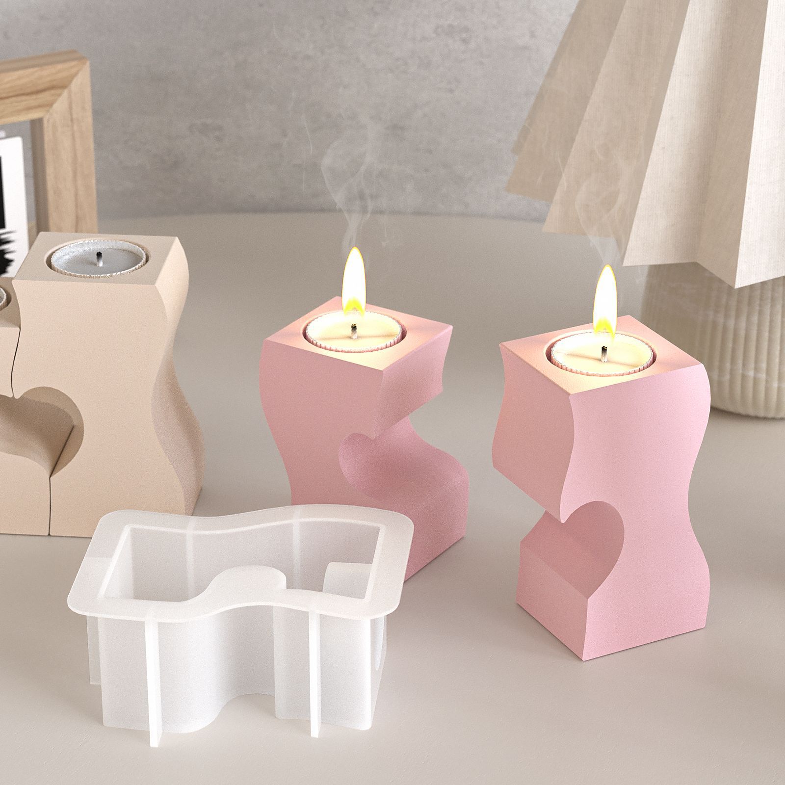 S Kalp Şamdan Silikon Kalıplar - Candle Making Class incelemesi ve fiyatı