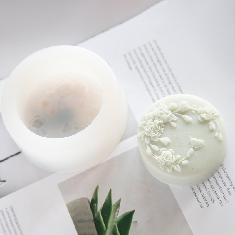 Yuvarlak Şekil Gül Çiçek El Ya - Candle Making Class incelemesi ve fiyatı