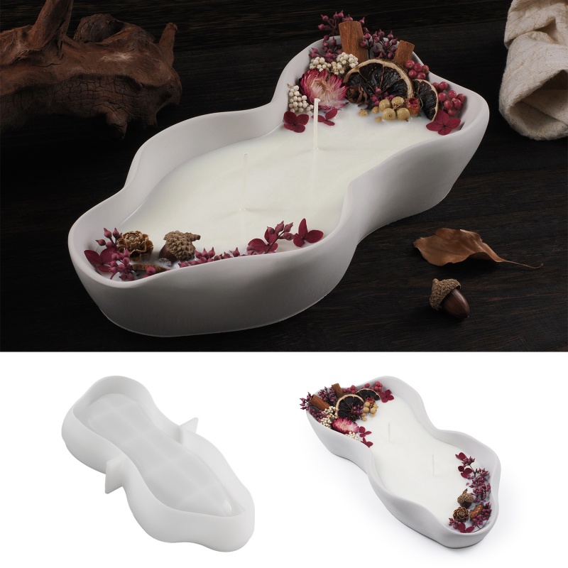 DIY Düzensiz Dalga Mum Kase si - Candle Making Design incelemesi ve fiyatı