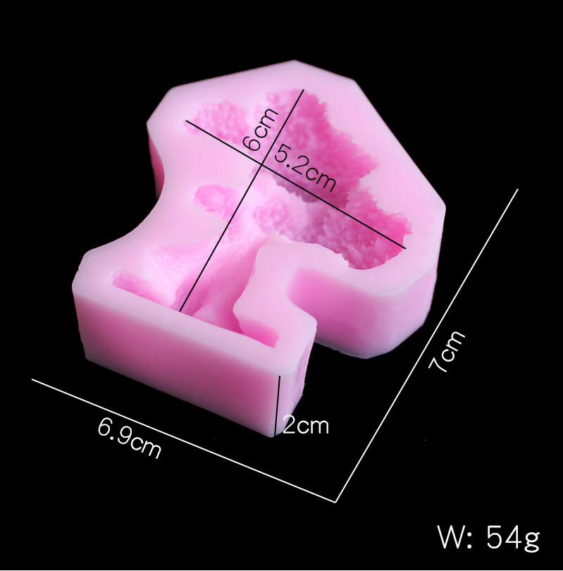 Çam ağacı silika jel kalıp DIY - Candle Making Design incelemesi ve fiyatı