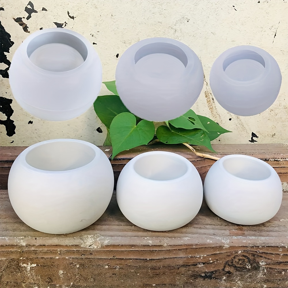3 adet-yuvarlak saksı silikon  - Candle Making Jars incelemesi ve fiyatı