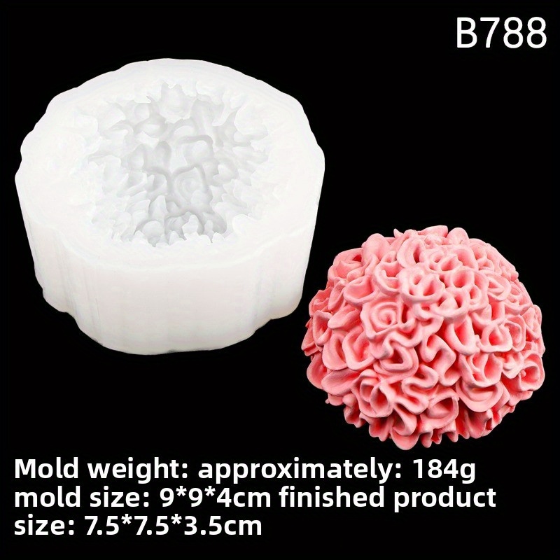 Bir kadife çiçeği silikon kalı - Candle Making Design incelemesi ve fiyatı